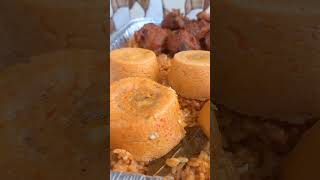 Healthy eating healthy living delicious meals fit for royalty partyjollof turkey moinmoin food [upl. by Geddes]