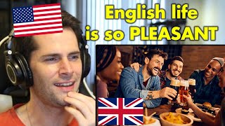 American Reacts to the Biggest SHOCKS of Visiting England Part 1 [upl. by Longawa]