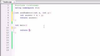 Buckys C Programming Tutorials  11  Functions That Use Multiple Parameters [upl. by Yesnil]