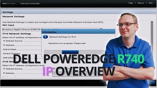 Dell PowerEdge R740 Server IP Address Setup  Configuring R740s IP Address  Static amp DHCP IP Setup [upl. by Athalee315]