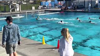 14U Boys LA Premier VS Newport  2022123  2022 Futures Water Polo League [upl. by Arikaahs]