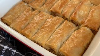 Apple pie with phyllo pastry 🍎 delicious [upl. by Sall]