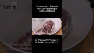 sušeno meso Basturma  kad vidite ovaj recept nikad više nećete kupiti salamu i kobasice [upl. by Pacifa472]