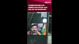 Mumbai  Scammer Pretending To Be Mumbai Police Officer Calls Real Cop This Happens Next [upl. by Sebbie]