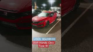 2019 Honda Civic Type R  Red [upl. by Tierza]