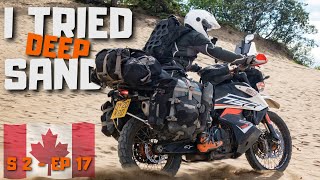 S2 EP17  Fully Loaded KTM 790 in Carcross Desert Canada [upl. by Konstanze]