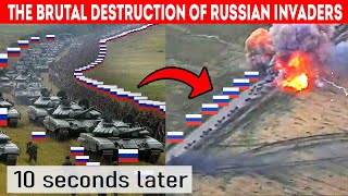 Ukraine ARMY Destroys a Huge russian CONVOY with precise hits The Best Moments [upl. by Scribner]