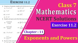 NCERT Solutions for Class 7 Maths Chapter 11 Exercise 112 [upl. by Marillin673]