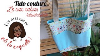 TUTO COUTURE Le sac cabas réversible [upl. by Iffar91]