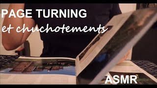 ASMR français  Page turning  chuchotements [upl. by Enened]