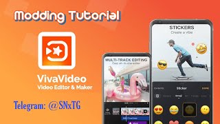 Modding Tutorial VivaVideo  Video Editor amp Maker Premium Unlock [upl. by Burkhard]