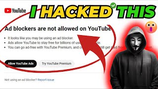 How to Bypass YouTube Adblock Detection  Hidden Secret Trick [upl. by Anoik551]