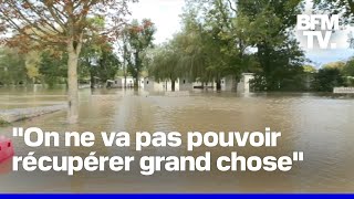 Inondations les habitants découvrent les dégâts et craignent de nouvelles pluies [upl. by Tabib234]