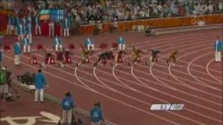 Beijing 2008 Usain Bolt 969 Shatters 100m World Record in Olympics final  Gold Medal [upl. by Alyad]