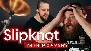 New Slipknot Drummer Eloy Casagrande The Heretic Anthem Reaction [upl. by Ahsiak838]