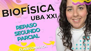 Repaso segundo parcial Biofisica uba xxi  ClaseConMaca [upl. by Junia]