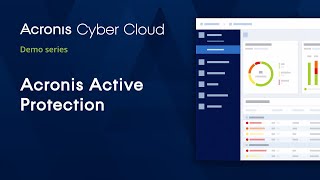 Acronis Active Protection  Acronis Cyber Backup Cloud  Acronis Cyber Cloud Demo Series [upl. by Ogdon]