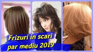 20 modele 🌺 frizuri in scari par mediu 2019 [upl. by Atimad875]