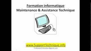 Cours Maintenance 2  Contenu de la formation  informatique soutien et support technique [upl. by Frye]