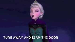 Let It Go  Frozen lyrics FULL SONG [upl. by Zat]