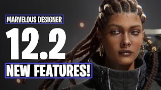 Marvelous Designer 122  New Features In 2 Mins [upl. by Enelez329]