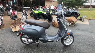 New 2022 Vespa Primavera 50 Touring Scooter For Sale In Emmaus PA [upl. by Whelan]