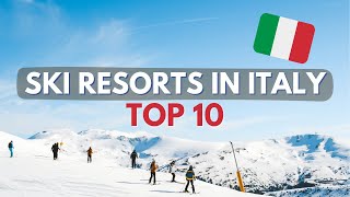 Top 10 Skiing Destinations in Italy  202223 [upl. by Nader]