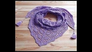 Chalina o chal paso a paso en crochet [upl. by Einobe106]