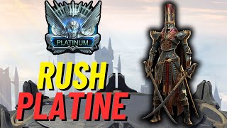 DE RETOUR EN PLATINE  rush platine  RAID SHADOW LEGENDS [upl. by Ramilahs]