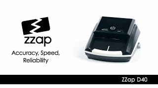 ZZap D40 Automatic Counterfeit Detector Machine [upl. by Loresz]