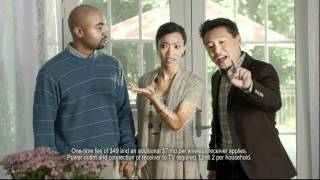 ATampT UVerse Wireless Receiver Commerical CBS December 12 2011 [upl. by Ennaear]