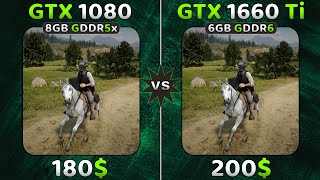 GTX 1080 vs GTX 1660 Ti  Test in 2023 With 11 Games🔥 [upl. by Dodson]