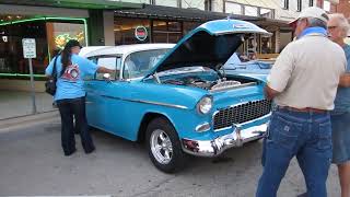 55 Bel Air Chevy Decatur Texas Car Show [upl. by Tice722]