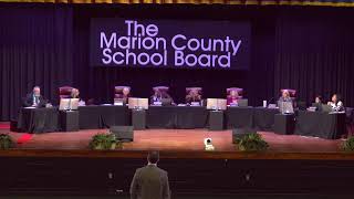 Marion County Special School Board Meeting November 21 2024 [upl. by Denie550]