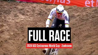 FULL RACE 2024 UCI Cyclocross World Cup  Zonhoven [upl. by Nauqal]