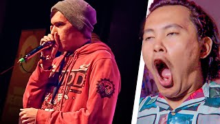 ADI KERANG React BATACO vs CODFISH  Grand Beatbox SHOWCASE Battle 2018  SEMI FINAL [upl. by Arvonio]