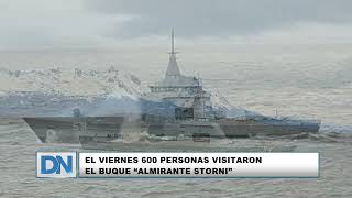 EL VIERNES 600 PERSONAS VISITARON EL BUQUE “ALMIRANTE STORNI” [upl. by Anawait]