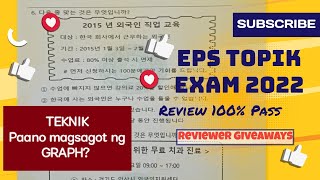 POEA EPS TOPIK EXAM2022 READING TEST REVIEW TIPS PAANO MAGSAGOT NG GRAPH REVIEWER GIVEAWAY [upl. by Belia]