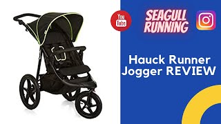 Hauck Runner Air 3 Wheeler in action  Jogger Style  Review  Made in Germany [upl. by Ahtiekal905]