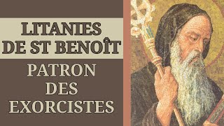 ✨️ LITANIES de SAINT BENOÎT PATRON des EXORCISTES ✨️ [upl. by Hanoj]