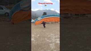 🪂ground traning world famous highest paragliding site bir billing mountains clouds 🪂 [upl. by Good]