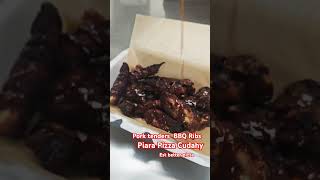 Pork tenders BBQ Ribs piarapizzacudahy pizza losangeles california food ribs fypage viral [upl. by Yrrehs225]