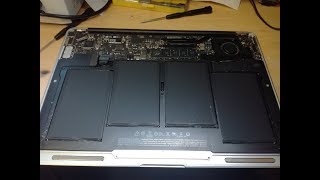 Apple Macbook Air A1466 Keyboard Replacement [upl. by Tayler63]