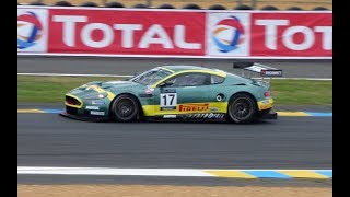 Aston Martin DBR9 GT1 pure Sound Le Mans 2018 [upl. by Rostand]