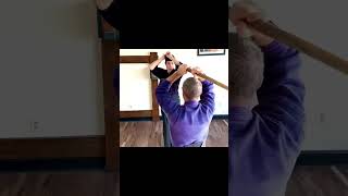 Aikido Bokken Yokomen Full tutorial below [upl. by Ybbed30]