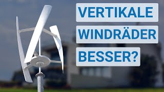 MiniWindanlagen im Test Vertikale Windturbine im Vergleich mit horizontaler Anlage [upl. by Urias]