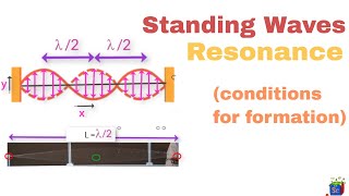 Standing waves and resonance nodes and anti nodes 8 [upl. by Willard]