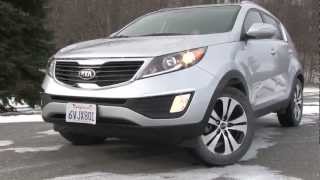 2013 Kia Sportage  Drive Time Review with Steve Hammes  TestDriveNow [upl. by Zined]