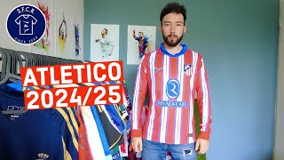 Atletico Madrid 202425 home jersey unboxing KKGOOLF Nuevo Atletico Madrid camiseta primera 2025 [upl. by Eelta]