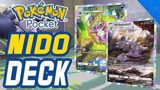 Nidoqueen amp Nidoking Deck for Pokemon Pocket [upl. by Farland]